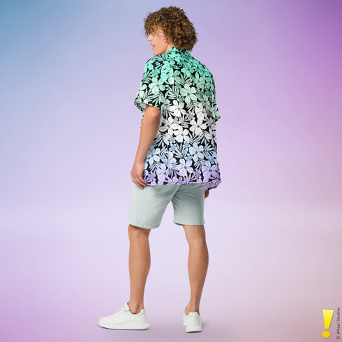 Gay Male Pride Aloha Hawaiian Shirt